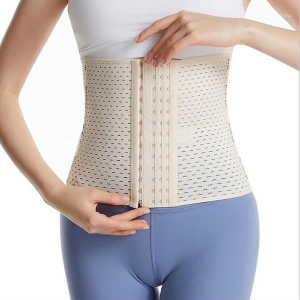 

women waist trainer cincher body shaper underwear lingerie tummy slim belt postpartum control underbust corset posture corrector1, Black;gray