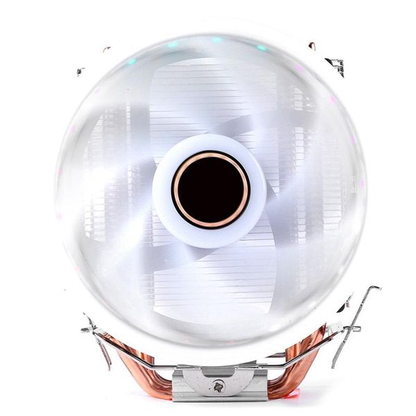 

cpu radiator 4 heat pipe single tower three-pin with lamp cooling fan mute deskcomputer cpu fan for amd