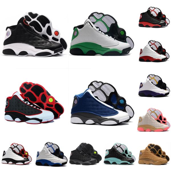 

2020 new men jumpman 13 13s basketball shoes flint hyper royal lucky island aurora green chicago breed gs sport woman trainers sneakers
