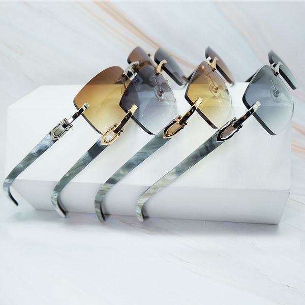 

sol men shades tbicf buffalo sun luxury square carter de rimless designer women buffs gafas glasses eyewear sunglasses ungrj, White;black