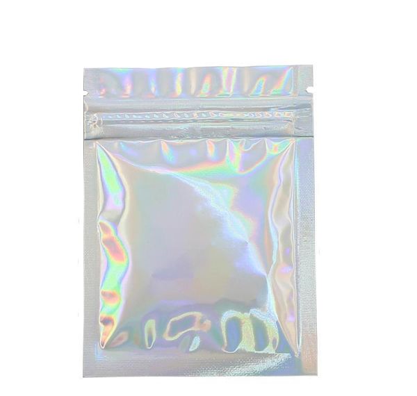 

оптовая цена pet hologrography storege flat bags laser mylar фольга сумка многоразовый косметический пакет сумка 100 шт. sqccwol ppshop01