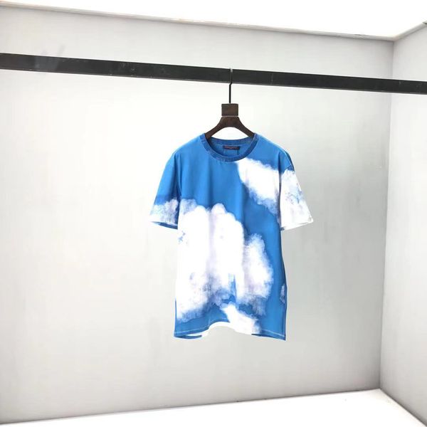 

2020ss spring and summer new high grade cotton printing short sleeve round neck panel t-shirt size: m-l-xl-xxl-xxxl color: black white o9a