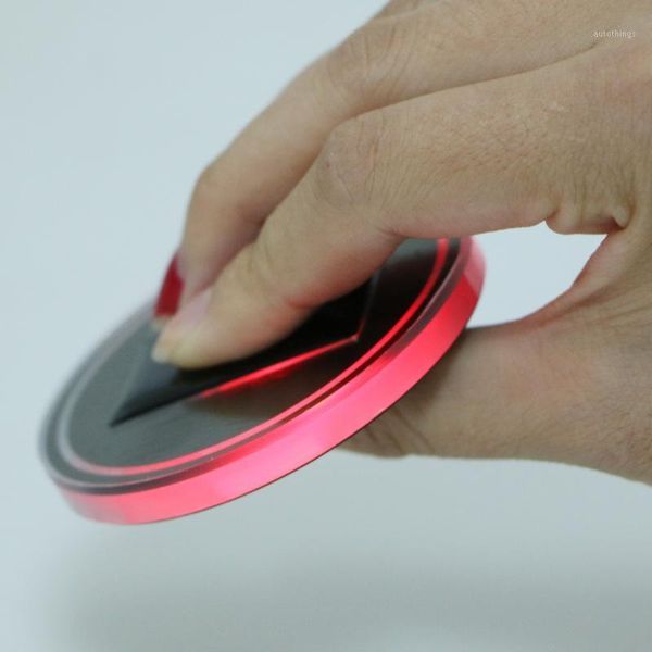 

led cup holder pad solar powered led cup mat car atmosphere lamp decoration lights for car accessories party red1