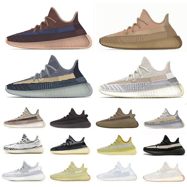 

2021 new fashion women mens running shoes kanye west fade eliada ash blue stone natural asriel israfil mens trainers sneakers, White;red