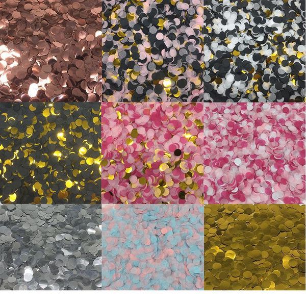 

1cm 10g/bag mixed colors round tissue wedding christmas confetti dots filling balloons birthday party table decoratio jllidq