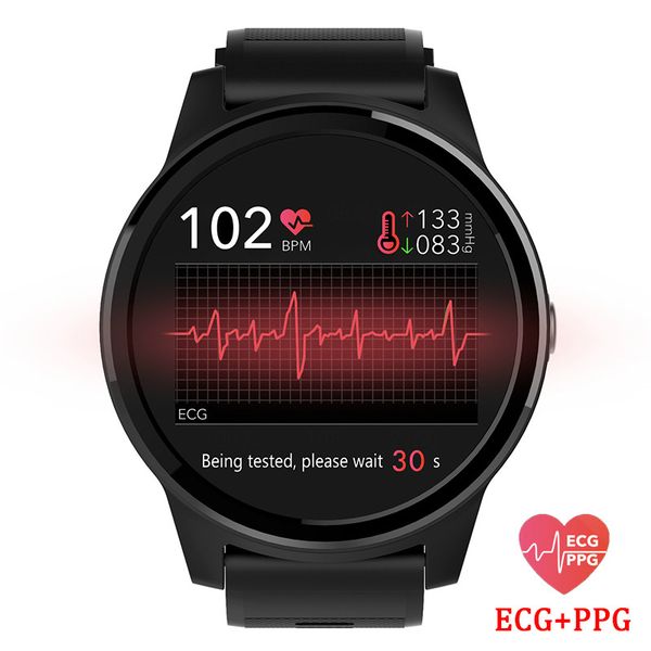 

smart watch new fashion sports fitness activity ecg wristwatch ppg blood pressure heart rate monitor wrist watchs waterproof with android sy, Slivery;brown