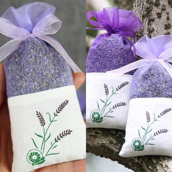 

uyk71u factory price purple organza car cotton pendant lavender package sachets diy dried flower sweet bursa wardrobe mouldproo 1 n