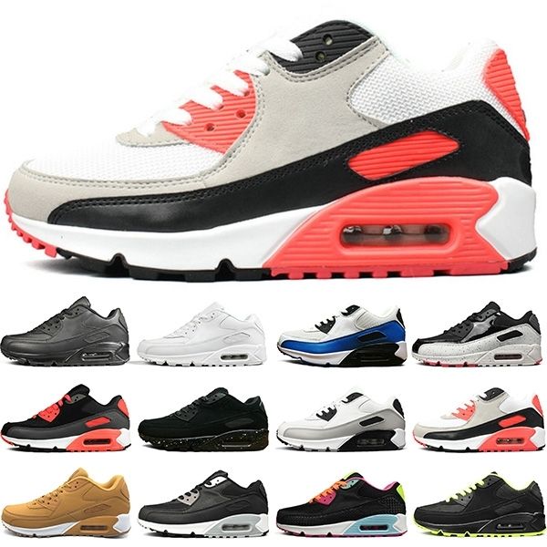 

running shoes mens trainers triple black white blue grey surface breathable men women sneakers sports size 36-45 online sale