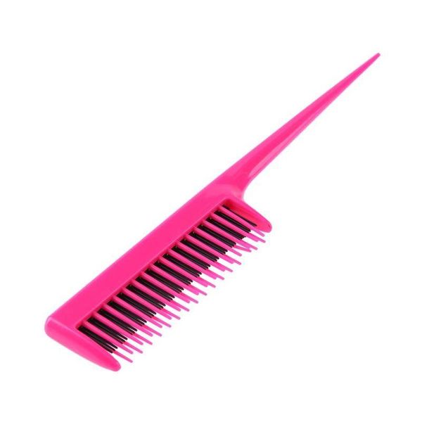Haarbürsten Pro Tip Tail Comb für Salon Barber Abschnitt Doppelschichtiger Kamm mit feinen Zähnen SQCYQQ
