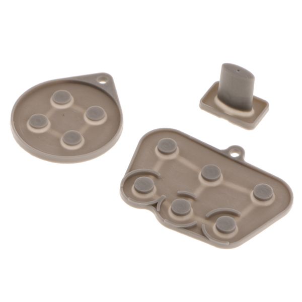 

3x controller button repair parts conductive rubber contact pad for sega saturn