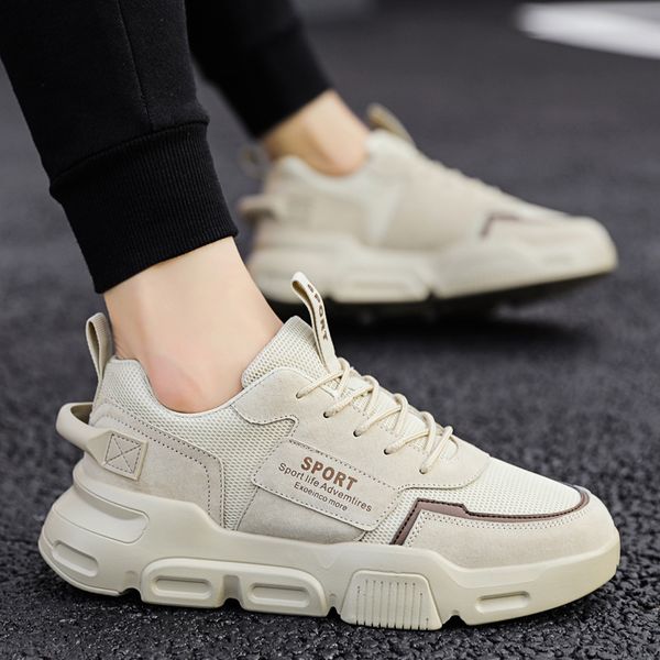 

highly recommended easy matching breathable mesh low-cut thick soled dad shoes versatile comfortable sneaker
