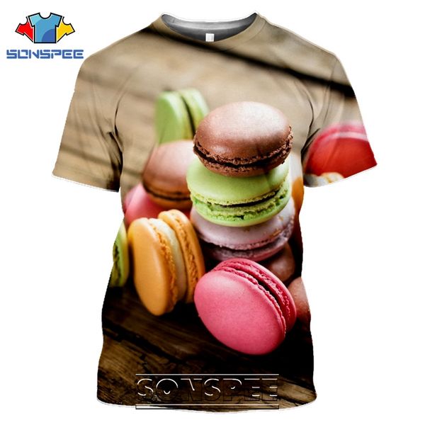 

macarons color sessert 3d print shirts comics horror hippie men clothing