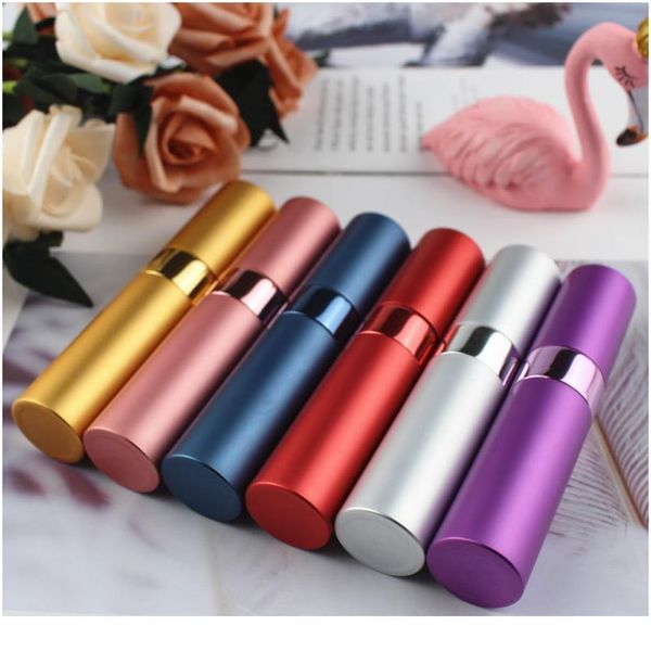 

1pc 15ml aluminum perfume bottle empty refillable spray perfume atomizers bottles qylgio