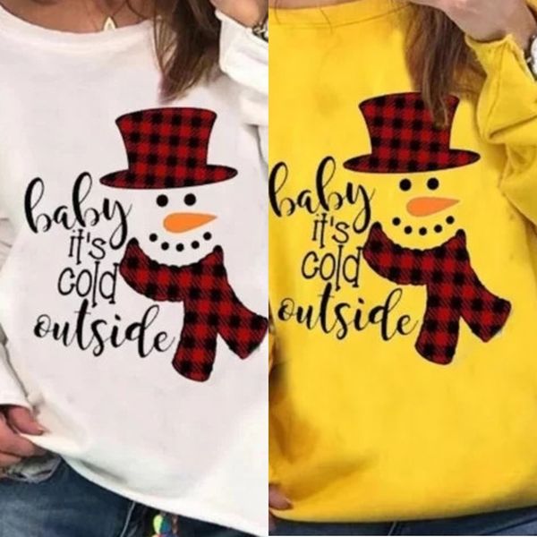 

0h0zp pullover christmas new snowman printed long-sleeved sweater 2019 christmas new snowman printed pullover long-sleeved 2019 sweater 8blj, Black