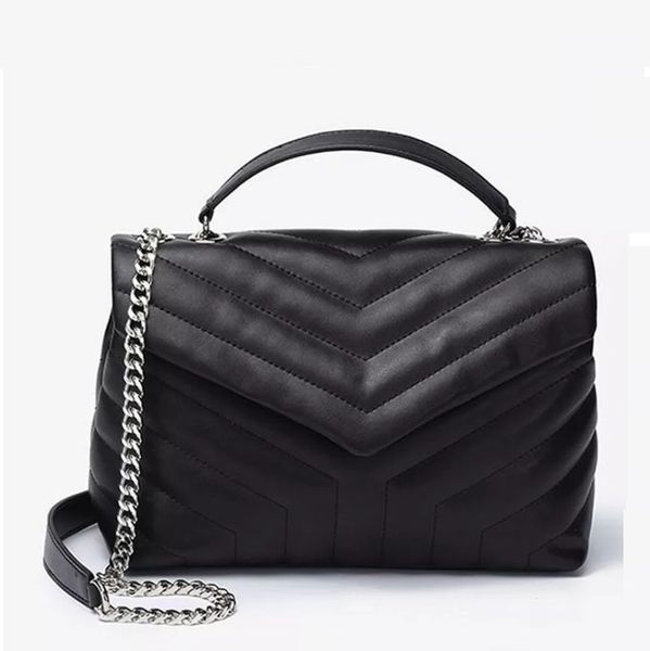 

luxurys designers bags loolou женские стеганые сумка на плечо мода цепь натуральной кожи скрещенные сумки сумки кошельков черная сумка сумка