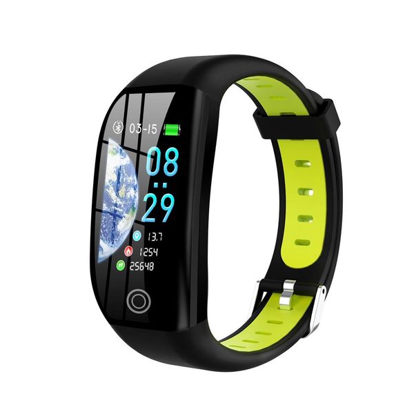 

f21 114 inch tft color screen smart bracelet support call reminder heart rate monitoring blood pressure monitoringsleep monitoringblood oxy