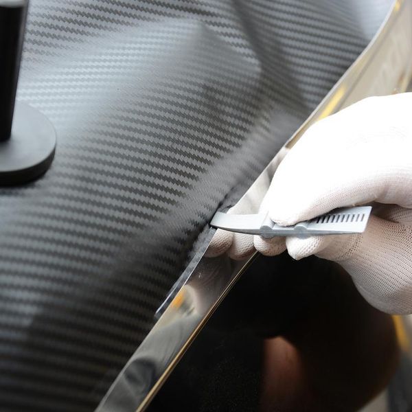 

foshio car vinyl wrap squeegee scraper carbon film cutting aid tool vehicle sticker wrapping stick tool window t jllvxg