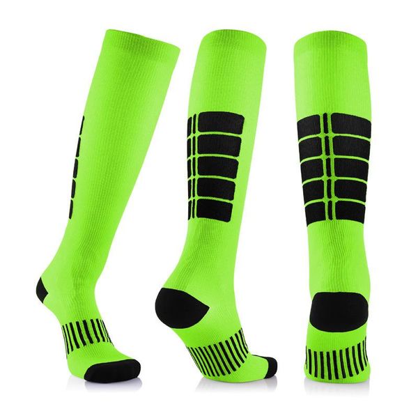 

sports socks compression varicose veins soccer long tube outdoor nursing stockings for men women thigh golfs, Black
