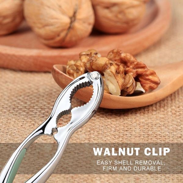 

2pcs walnut clamp pliers zinc alloy nutcracker sheller fork kitchen gadgets fork almond seafood shrimp cr bbyumy