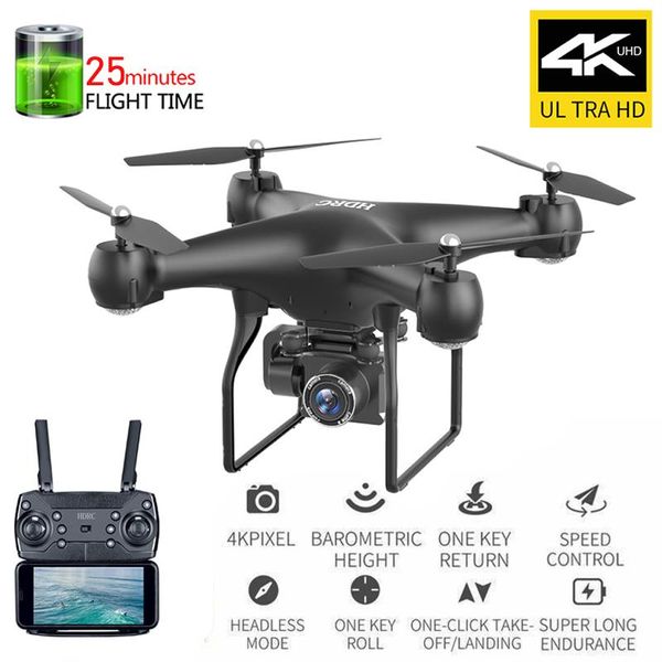 

drones remote control drone with camera wifi 4k wide-angle aerial pography 25 minutes ultra-long life four-axis quadcopter toys