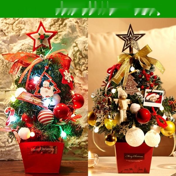 

wrcts desktable decorative meal decoration christmas 50cm tree set set decoration scene christmas tree ekvsr