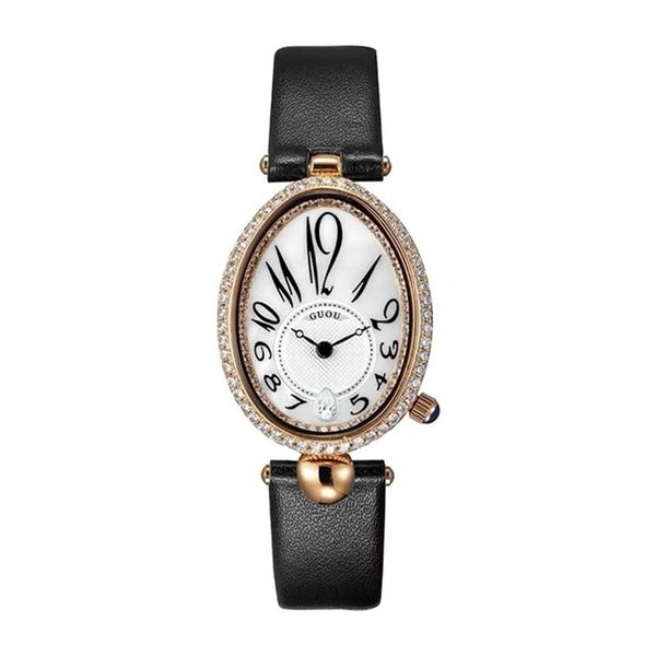 

new fashion 6mm ultra-thin women leather rhinestone watch brand casual waterproof wristwatch montre femme 201114, Slivery;brown