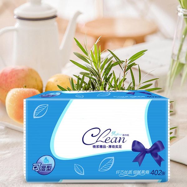 

6 пакетов туалетные бумаги полотенца масло протирая одноразовый кухонный стол блюдо чистящие бумаги сырого дерева насос бумаги 4 слоя детска