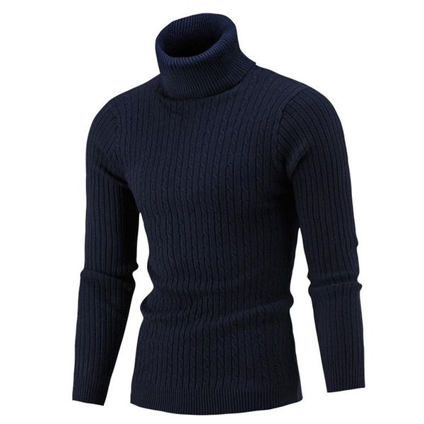 

autumn winter turtleneck sweater men nice solid color sweater men slim long sleeve knitted pullovers plus size 3xl, White;black