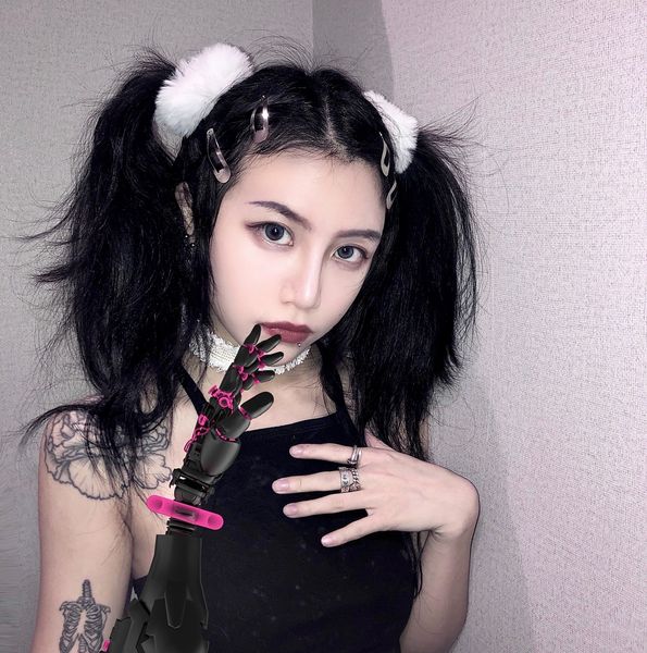 

involved in reelitin imitation rabbit plush double ponytail hairpin