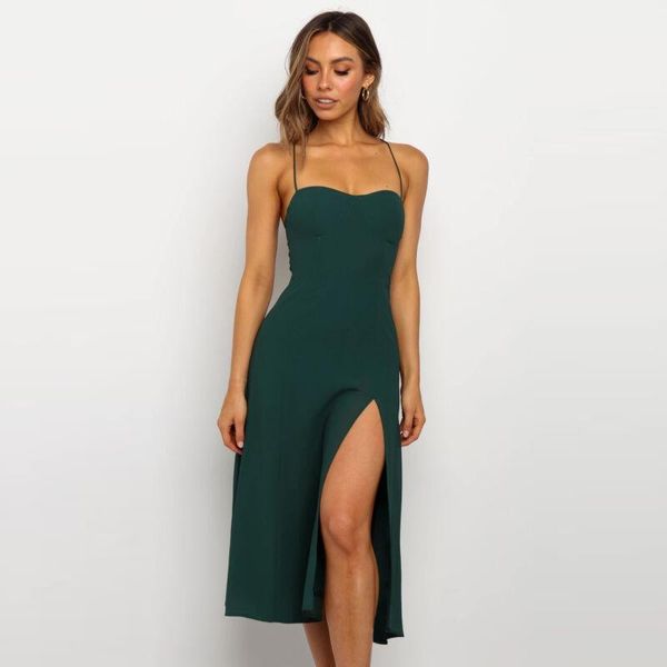 

womens dress 2020 new spring bodycon sleeveless evening party club bandage short mini dress female vestidos1, Black;gray