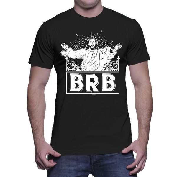 

summer t shirts for men funny brb jesus be right back christian relgion jesus faith mens tee shirt sport hooded sweatshirt hoodie