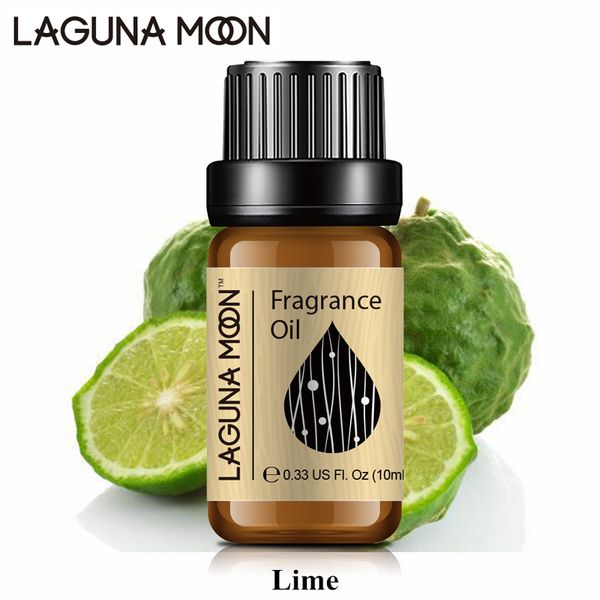 

lagunamoon lime 10ml fragrance oil natural plant essential oils fresh linen strawberry coconut & vanilla mandarin perfume oil