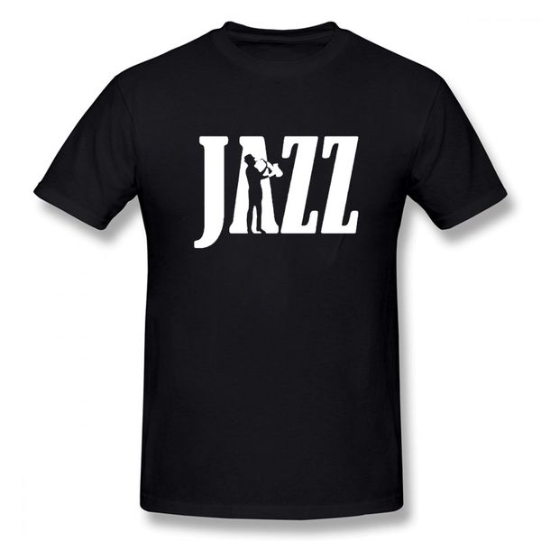 

спорт джаз саксофон t-shirt мода смешные день хлопок короткие рукава футболки причинная o-образным вырезом топы тис hip hop негабаритного