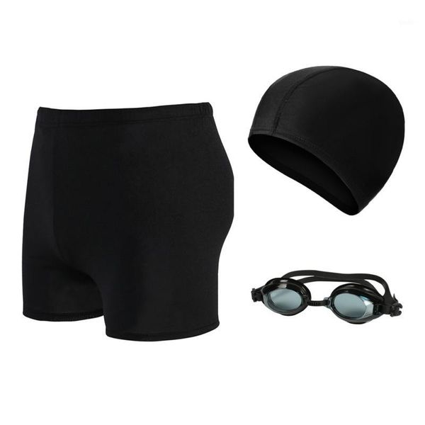 

3 pcs swim suit men swimwear with swimming goggles cap and mens swim briefs swimming shorts swimsuit for men1