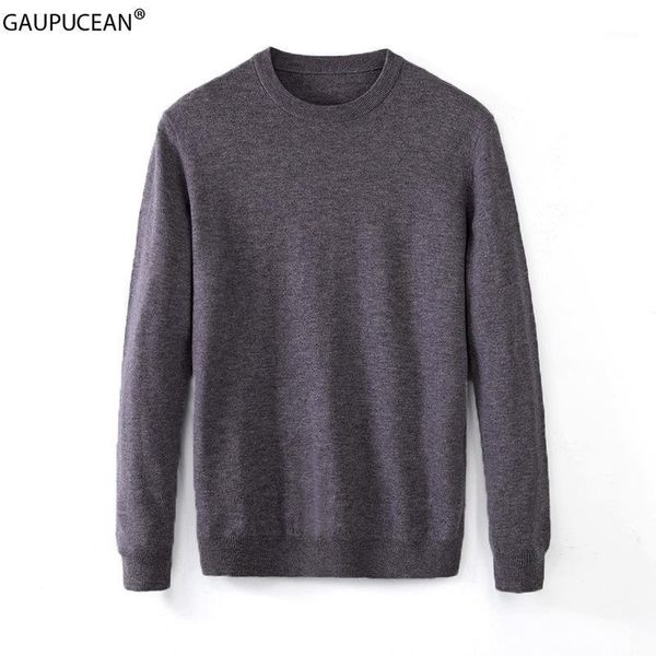 

100% wool warm anti-wrinkle quality fashion man knitted pullover winter knitwear male grey casual long sleeve o-neck men sweater1, White;black