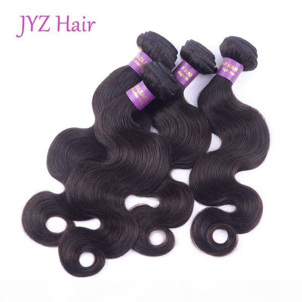 

body wave virgin human hair weaves 4 bundles unprocessed brazilian peruvian indian malaysian deep wave hair extensions natural black