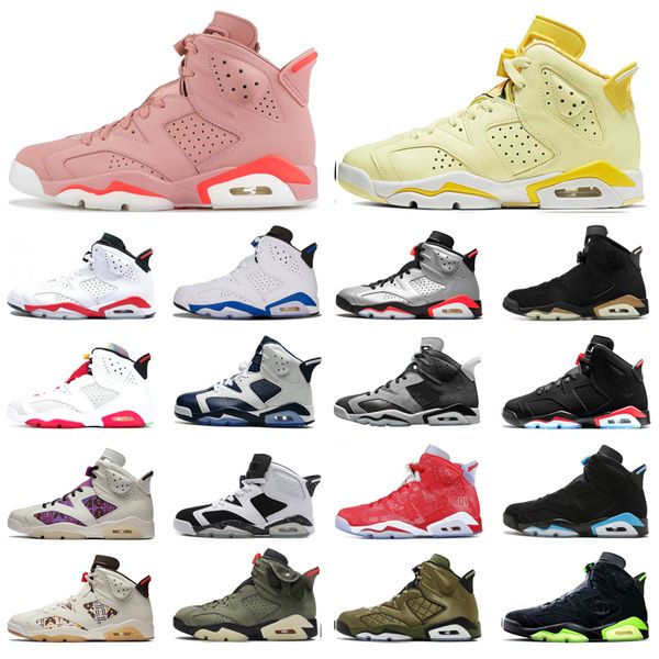 

6 6s yellow basketball shoes for men black infrared reflect unc dmp carmine oreo olympic angry bull sport blue sport sneakers