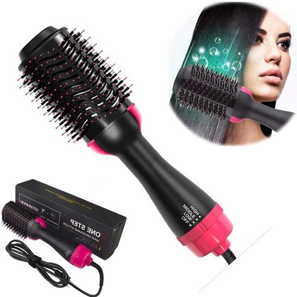 

1000w hair dryer air brush styler and volumizer hair straightener curler comb roller one step electric ion blow dryer brush1