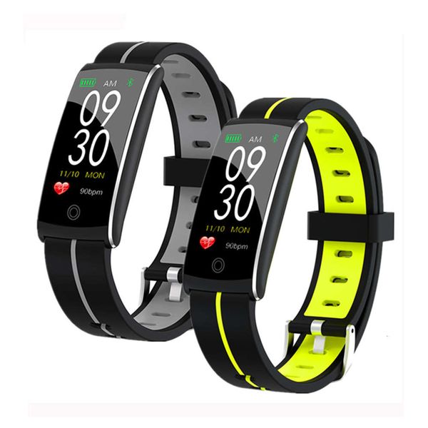 

f10 + intelligent color screen sports bluetooth bracelet waterproof monitoring height exercise heart rate