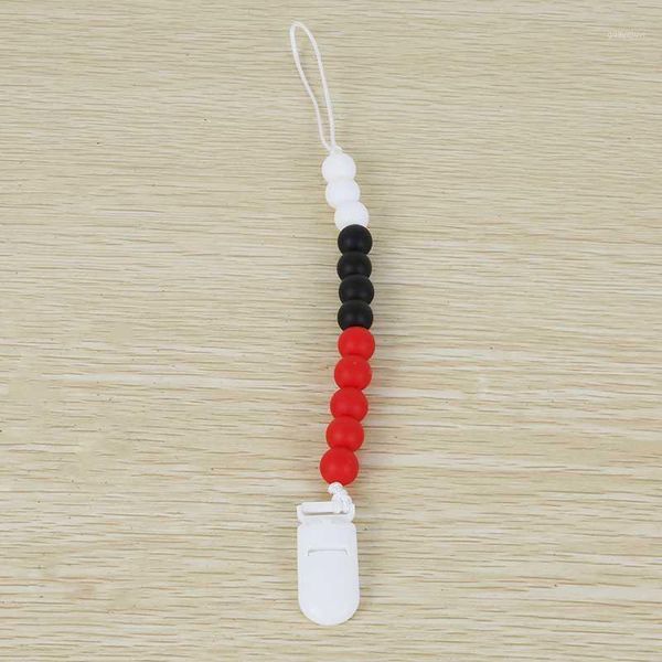 

new baby soother nipple holder pacifier clip pacifier chain hand made dummy clip baby soother for kids1