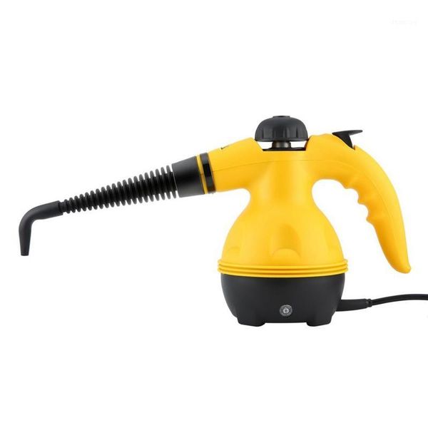 

eu plug,multi purpose electric steam cleaner portable handheld steamer household cleaner attachments kitchen brush tool1