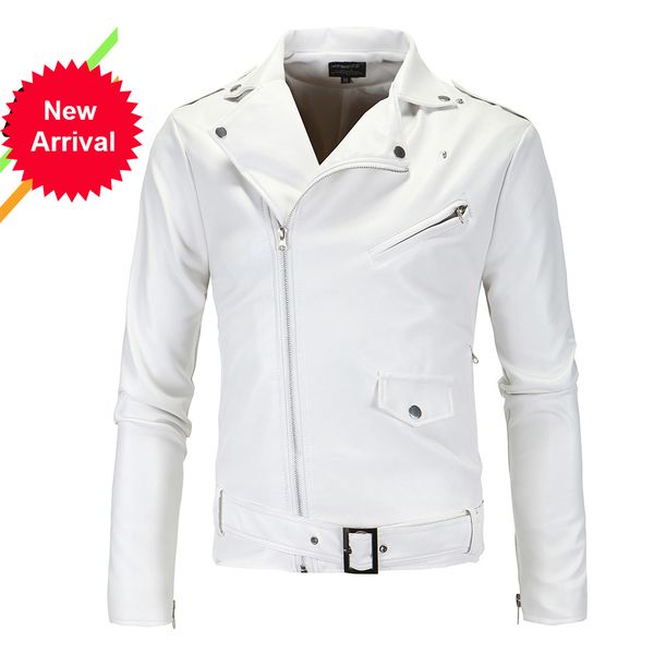 

2021 new overcoat men's street windbreaker coat plush men leather locomotive fur clothing pu casual jacket eurocode size y1qd, Black