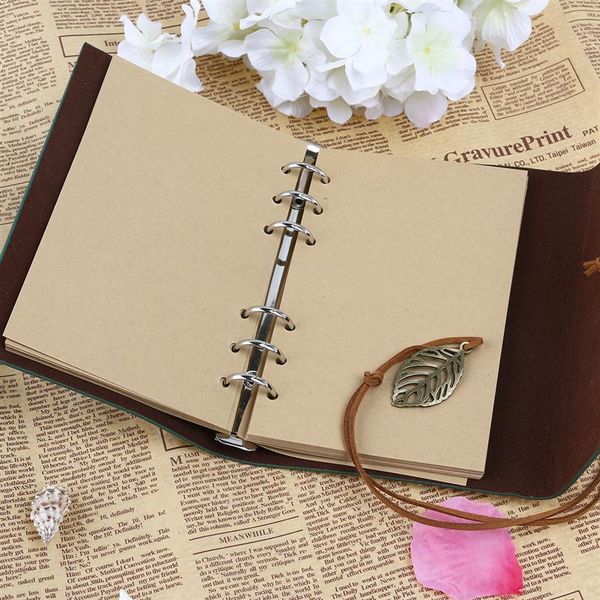 

l размер pu notepad подвеснного сыпучий лист журнал blank дневник путешествие jotter связанного ноутбук jllvqf garden_light