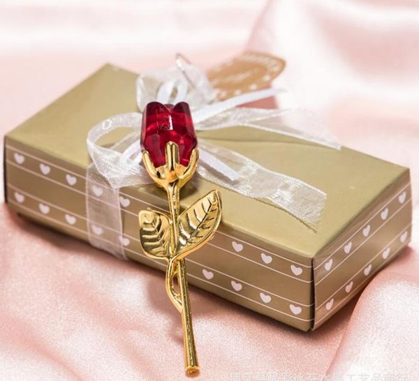 

party favor 20pcs/lot wedding favors crystal rose flower favors1