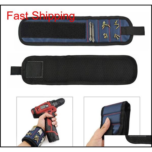 

magnetic wristband pocket tool belt pouch bag screws holder holding tools magnetic bracelets practical strong qylrqt packing2010