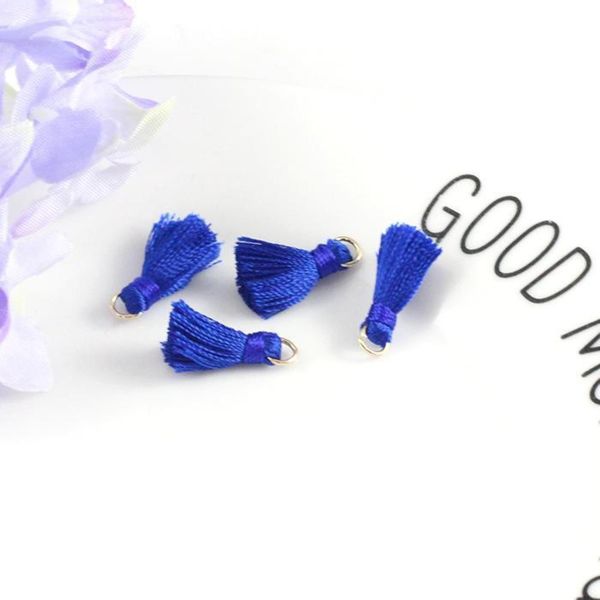 

30pcs 1.5cm mini polyester thread tassel pendant for jewelry making diy bracelet cellphone pendant finding craft tassels h jllurl
