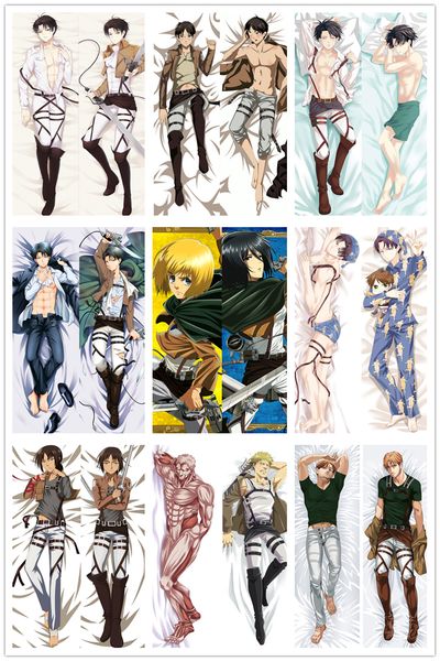 

аниме дакимакура body shingeki не attack kyojin на титане 150x50cm 100x35cm подушка обложка чехол манга 1