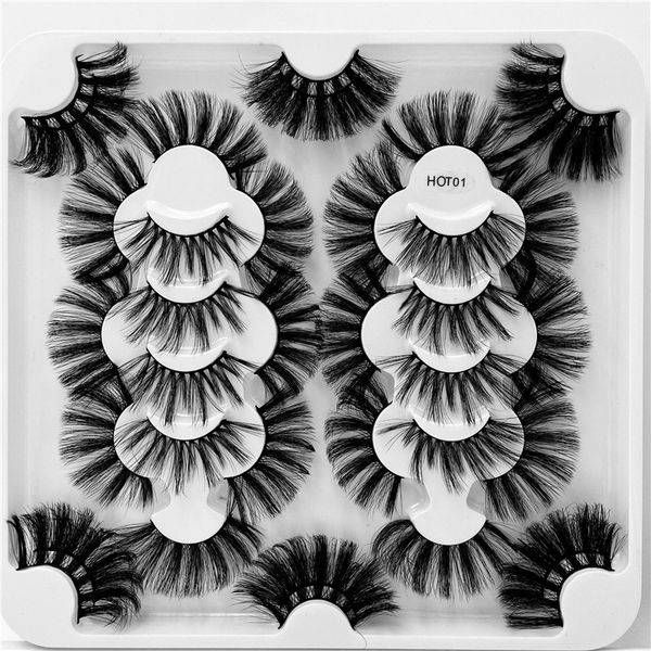 

new 18 pairs faux 3d mink eyelashes 25mm false eyelashes fake mink eyelash handmade dramatic eye makeup eyelash extension