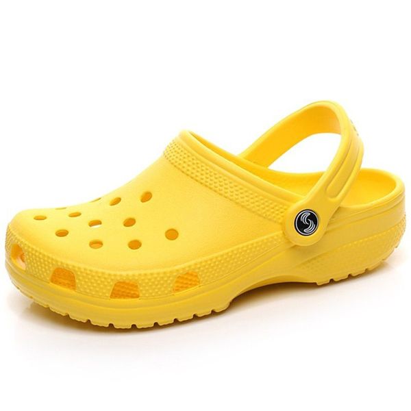 

men women fashion sandals clog triple white black red yellow pink royal blue mens slippers beach l shoes size 36-45