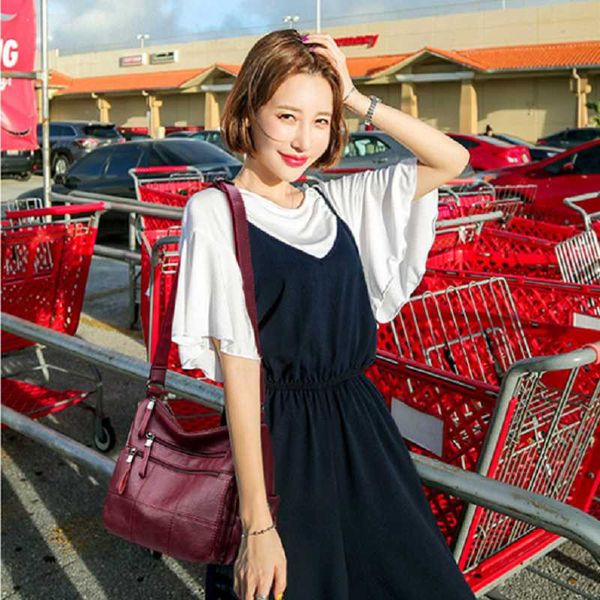 

2020 new chinese women's bag korean wild messenger bag mom shoulder